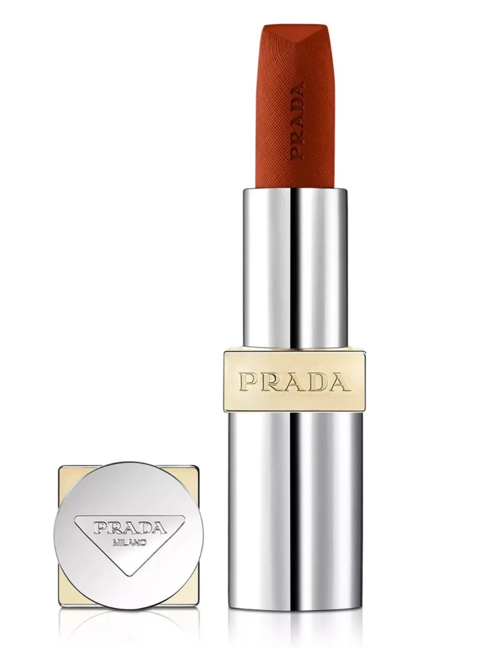 Prada Beauty Monochrome Hyper Matte Lipstick-O77 Arancio